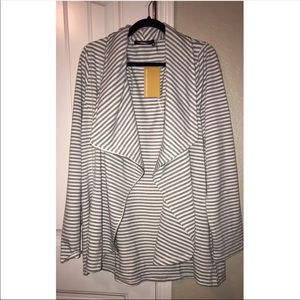 Grey and White striped jacket